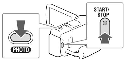 SONY HDR-CX410VE - Παπησε START/STOP γιαν Εκινήσετην εγγραρή. - 2