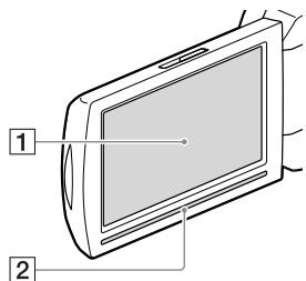 SONY HDR-CX410VE - A készülék részei és kezelőszervei - 2