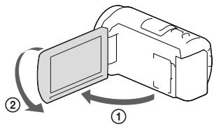 SONY HDR-CX410VE - Wyświetlenie informaci na ekranie LCD - 3