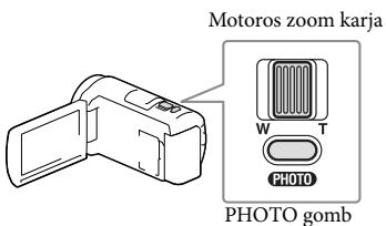 SONY HDR-CX410VE - A képek lejátszása kòzben a motorists zoom karjával mozgassa az LCD kijelzón megjelenő kivalasztokeretet a kívant helyre, majd nyomja meg a PHOTO gombat. - 1