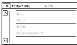 SONY HDR-CX410VE - Gdy nie:noza wybrać jakiejś opcjimenu - 1