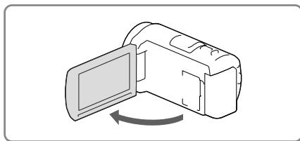 SONY HDR-CX410VE - A készülék bekapcsolása, valamint a dátum és az idő beállításá - 1