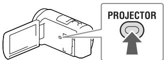 SONY HDR-CX410VE - Použití vestavěného Projektoru (Modelys Projektorem) - 2