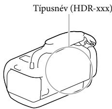 SONY HDR-CX410VE - A videokamera típusnevénk ellenörzese - 1