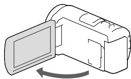 SONY HDR-CX410VE - Zapnutí napájení a nastavení data a Času - 1
