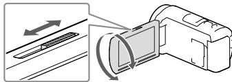 SONY HDR-CX410VE - Dzwignia PROJECTOR FOCUS wyregulować ostrość obrazu z projektora. - 1