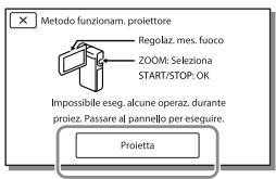SONY HDR-GW66 - Uso del proiettre incorpoto (HDR-GWP88/GWP88E/GWP88V/GWP88VE) - 4