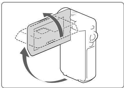 SONY HDR-GW66 - Mise sous tension et réglage de la date et de l'heure - 1