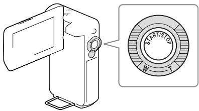 SONY HDR-GW66VE - Utilisation du projecteur intégré - 6