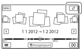 SONY HDR-GW66VE - Films en Foto's weergeven vanuit de Kaartweergave (HDR-GW66V/GW66VE/GWP88V/GWP88VE) - 1