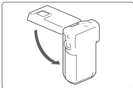 SONY HDR-GW66VE - Insérez la batterie. - 1