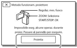 SONY HDR-GW66VE - Uso del proiettre incorpoto (HDR-GWP88/GWP88E/GWP88V/GWP88VE) - 4