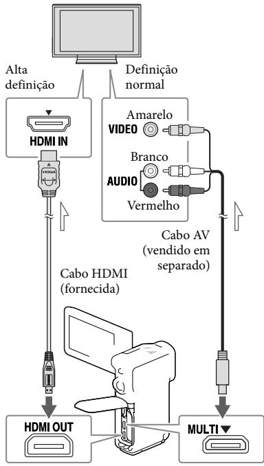 SONY HDR-GW66VE - Reproduzir imagens num televator - 1