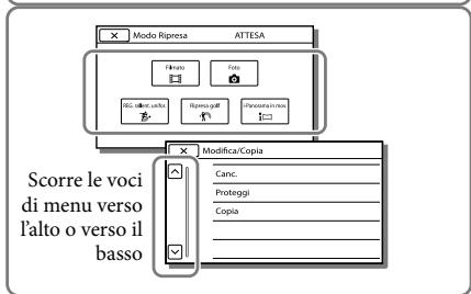 SONY HDR-GW66VE - Uso dei menu - 3