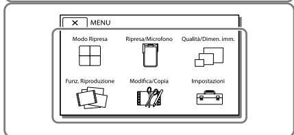 SONY HDR-GW66VE - Uso dei menu - 2