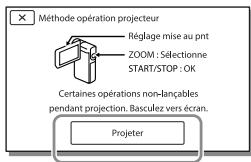 SONY HDR-GW66VE - Utilisation du projecteur intégré - 4
