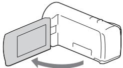 SONY HDR PJ410 - Mise sous tension - 1
