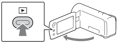 SONY HDR PJ410 - Ouvrez l'écran LCD et appuyez sur start/stop pour commencer à enregistrer. - 5