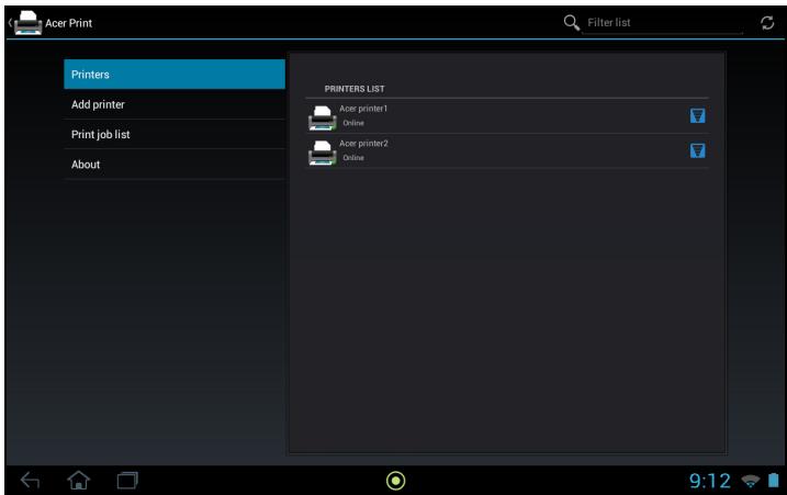 ACER ICONIA TAB W700 - Ajouter une imprimante - 2