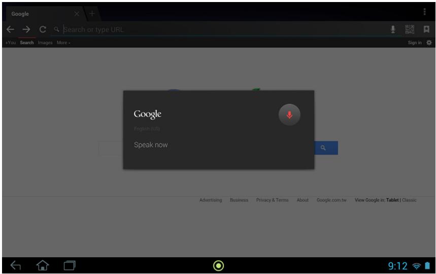 ACER ICONIA TAB W700 - Recherche vocale - 1