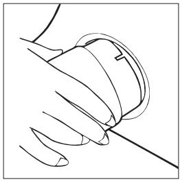CANDY GCV 570 NC - Installation of the Discharge Hose - 1