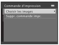 NIKON COOLPIX S6500 - Sélectionnez commande d'impression à l'aide du sélecteur multidirectionnel et appuyez sur la commande OK. - 2