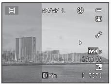 NIKON COOLPIX S6500 - Appuyez sur la commande lorsque la prise de vue est terminée. - 1