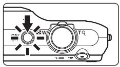 NIKON COOLPIX S6400 - Appuyez sur le commutateur marche-arrêt pour mettre l'appareil photo sous tension. - 1