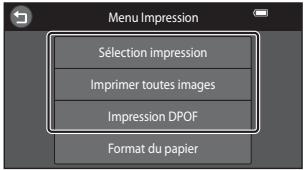 NIKON COOLPIX S6400 - Touchez sélection impression, imprimertoutes images ou impression DPOF. - 1