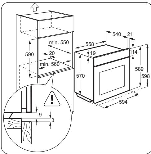 FAURE FOP27001XA - Encastrement - 2