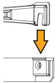 SAUTER ESSENTIEL 150 L - Plaque de fixation rapide pour modèles verticaux muraux - 1