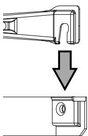 SAUTER PRODIGIO 300 L - Plaque de fixation rapide pour modèles verticaux muraux - 1