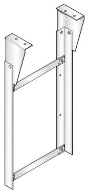 SAUTER PRODIGIO 300 L - Kit d'accrochage au plafond des modèles verticaux muraux - 1
