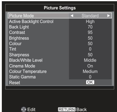TOSHIBA 32EL934G - Mode d'image - 2
