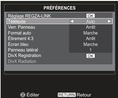 TOSHIBA 32EL934G - Réglage des modes - 1