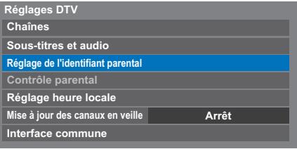 TOSHIBA 40TL938F/G - Réglage de l'identifiant parental - 2