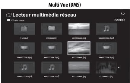 TOSHIBA 40TL938F/G - Utilisation du lecteur multimédia avec un serveur DLNA certifiedtm - 1