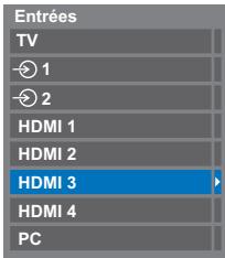 TOSHIBA 40TL938F/G - Sélection de la source d'entrée de commande HDMI CEC - 1