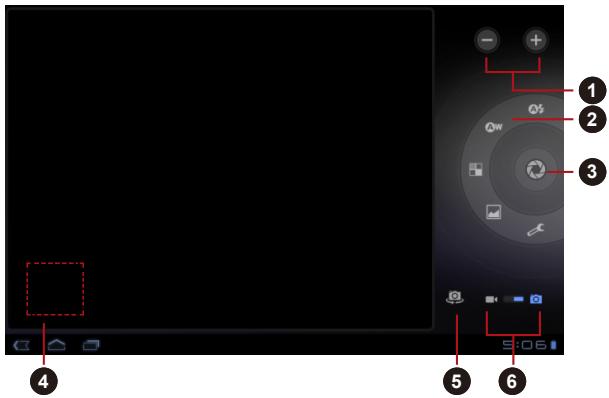 TOSHIBA AT270-100 - Ouvrez Camera et prenez des photos ou réalisez des vidés. - 1