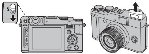 FUJIFILM X20 - Relevez le flash. - 1