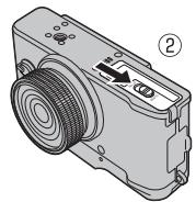 FUJIFILM COMPACT EXPERT FINEPIX X20 - Fermez le couvercle du compartment de la batterie. - 2