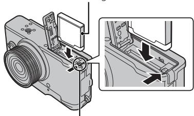 FUJIFILM COMPACT EXPERT FINEPIX X20 - Insérez la batterie. - 1