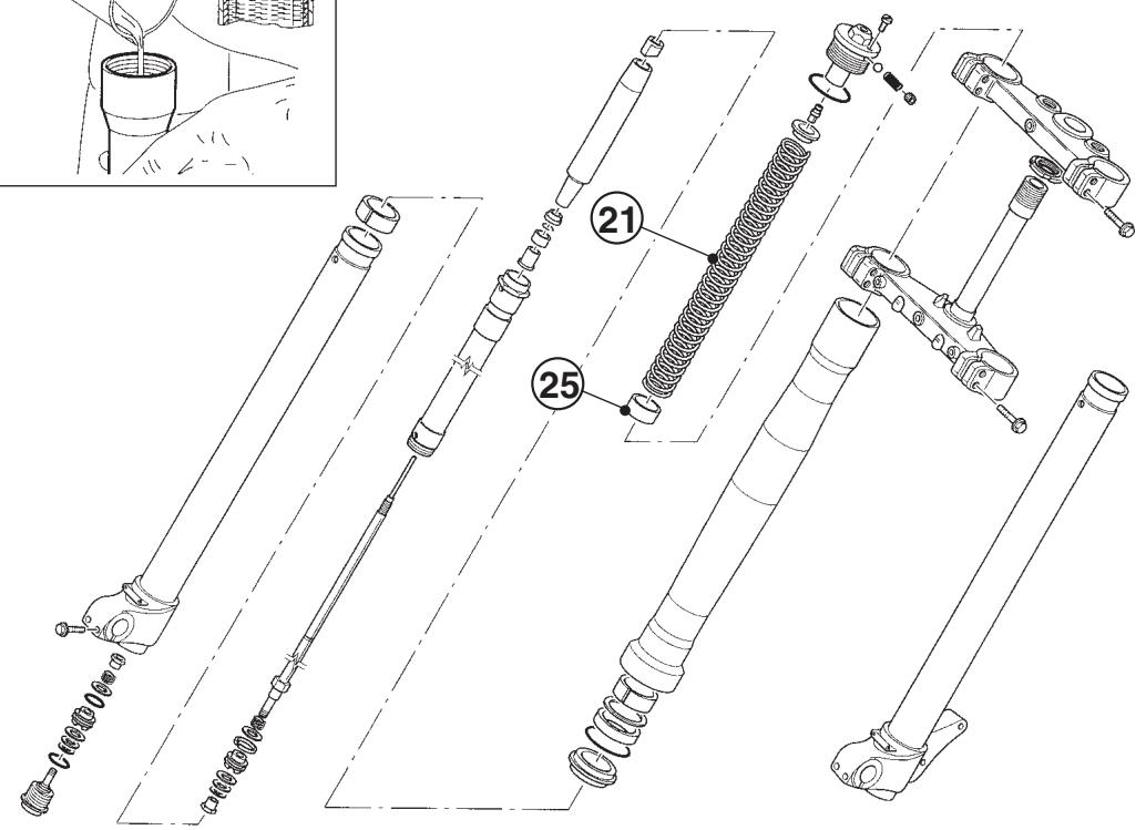HUSQVARNA HVA TE - NIVEAU D'HUILDE LA FOURCHE - 1