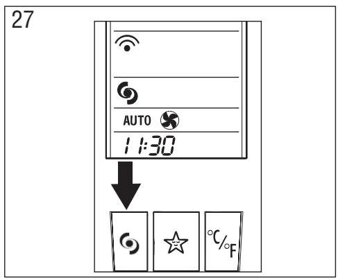 DELONGHI PAC WE109ECO - Fonction "BOOST" (fig.27) - 1
