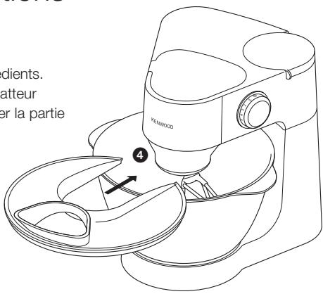 KENWOOD PROSPERO KM262 - installation et utilisation de la protection anti-projections - 1