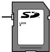 OLYMPUS LS-14 - A propos de la carte SD - 1