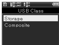 OLYMPUS LS-14 - [Class USB] sélectionné - 1