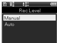 OLYMPUS LS-20M - Utilisez les touches +/ - pour sélectionner l'élement à régler - 1