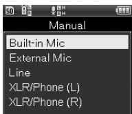 OLYMPUS LS-20M - Utilisez les touches + /- pourCHOISIR la source d'entree - 1