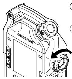 OLYMPUS LS-20M - Ajustez le niveau d'enregistrement - 1